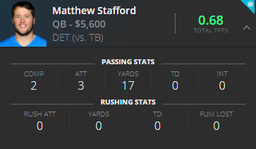 Matthew Stafford